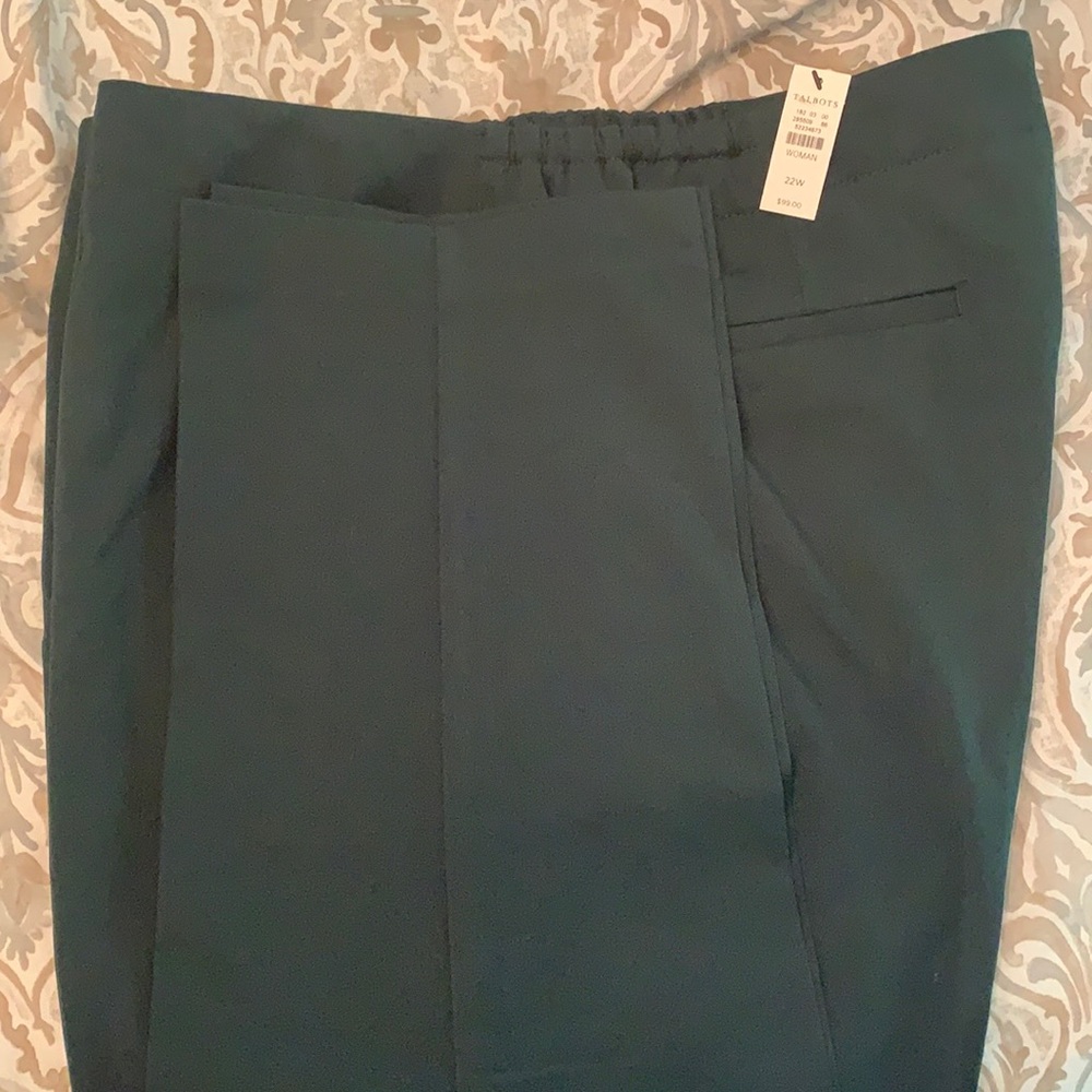 Brand new Talbots bi-stretch straight leg pants.